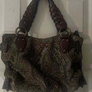 Vintage Paisley Michael Kora Handbag | Excellent Used Condition